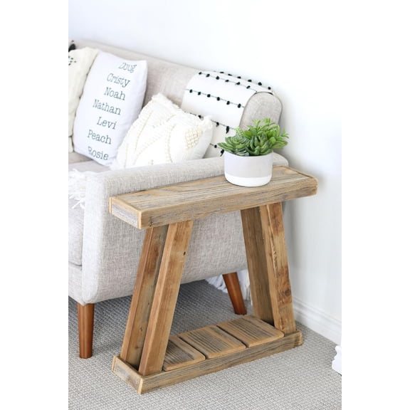 Single Top A-Frame Accent Table