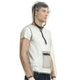 thumbnail image 3 of Outdoor Ultralight Mesh Hooded Bug Jacket -mosquito See Through Protective Mesh Shirt for Camping Hiking Fishing Gardening, 3 of 7