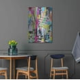 thumbnail image 4 of Luxe Metal Art 'Colorful Denial' by David Drioton, Metal Wall Art, 24"x36", 4 of 7