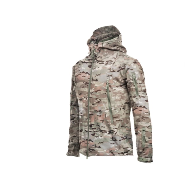 OmicGot Winter Plus Size Men Jacket Shark Soft Shell Military Tactical Jacket Men Waterproof Warm Windbreaker