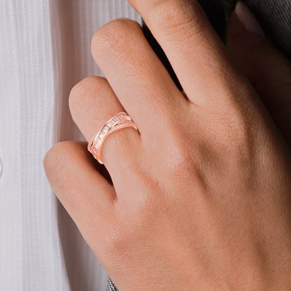 LOLIPPYY Womens Statement Rings Rhinestone Geometric Ring 1Set Open Design for Special Occasions