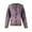 Light Purple, variant on Women's Sweater Cute Fun Printing Sweater Fall And Winter Long Sleeve Knitted Sweater for Fall Winter Garden Themes,Coffee,L