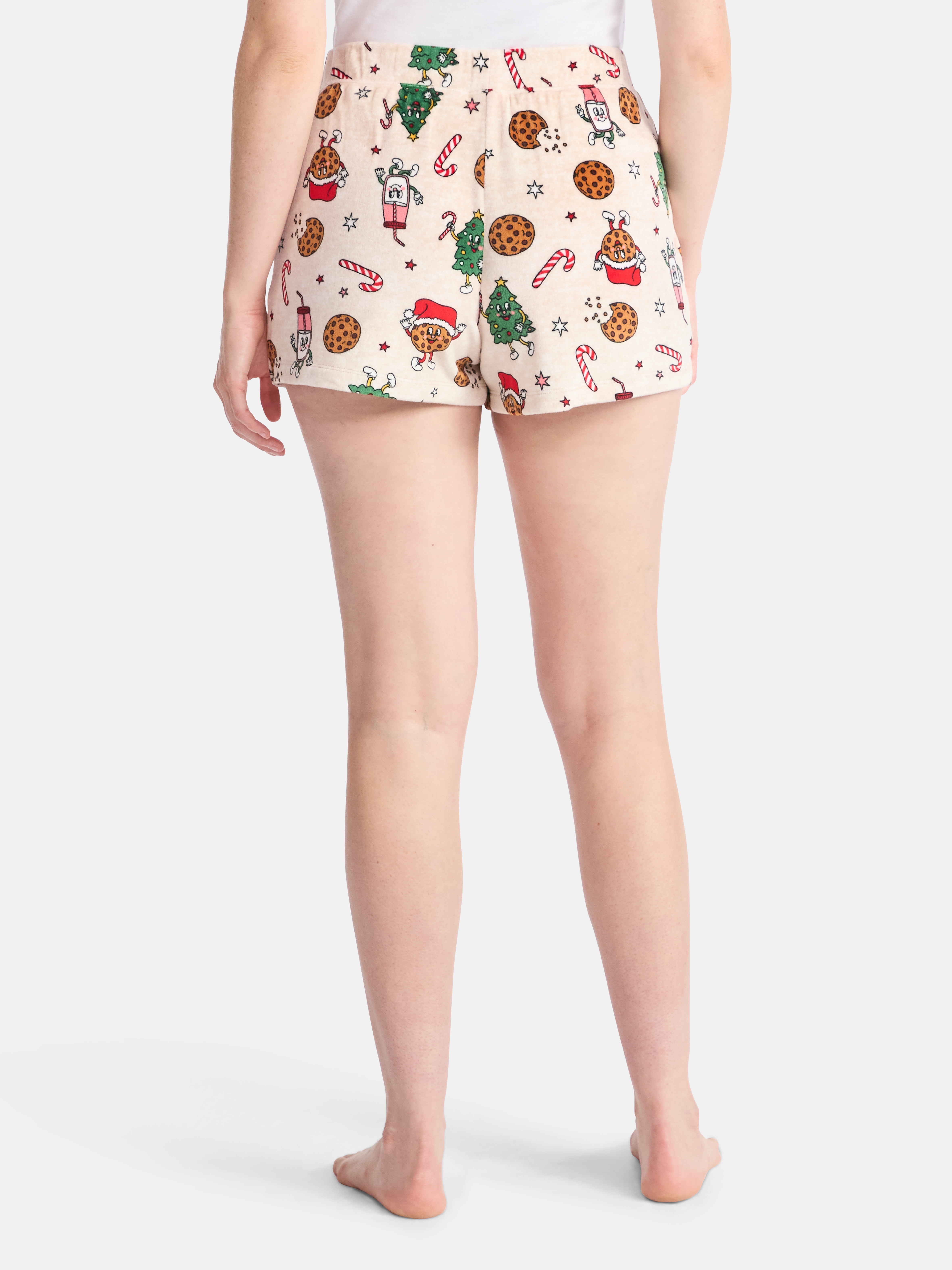 Holiday Time Women's 2 Pack Sleep Shorts, Sizes XS to 3X