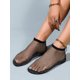 thumbnail image 4 of Women's Fashionable Breathable Flat Sandals With Hollow Out Design, Rhinestone And Fishnet Details, 4 of 4