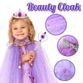 thumbnail image 4 of XXWXYD Dresses For Girls 46 Princess Dress Up Clothes Cape Skirt Toys For Girls Easter Birthday For Girl 6 To 12 Years, 4 of 4