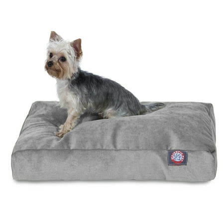 UPC: 0788995605317 | Majestic Pet | Villa Velvet Rectangle Pet Bed For Dogs  Removable Cover  Vintage  Small