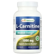 Best Naturals L-Carnitine 1000 mg 120 Tablets
