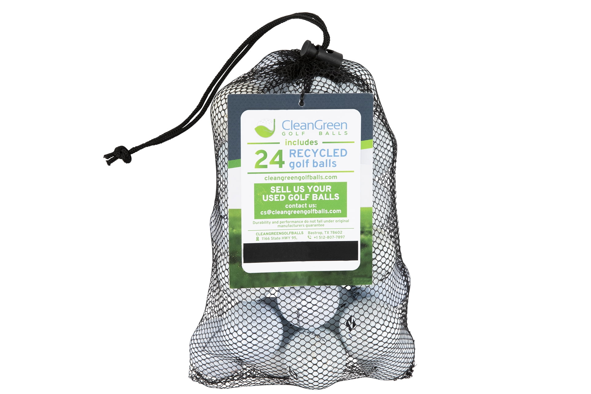 Clean Green Golf Balls Pro Line 24 Recycled Golf Balls