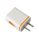 thumbnail image 1 of Cargador USB de doble puerto Adaptador de cargador de CA de viaje para el hogar montado en la pared Enchufe de EE. UU., 1 of 1