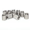thumbnail image 1 of Écrou de Réparation Rainuré, 10pcs Insérer Écrou Filetage Insert Écrou de Conversion Vis Écrou Construit pour Durer, 1 of 14