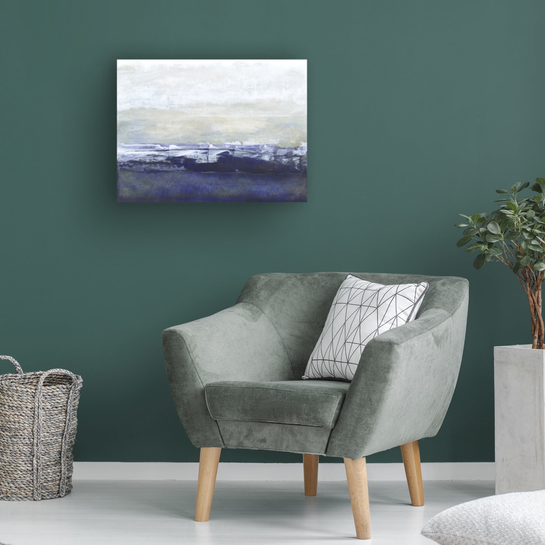Trademark Fine Art Sharon Gordon Blue Glimpse Canvas Wall Art