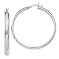 thumbnail image 1 of 925 Sterling Silver 4.5x45mm Boucles d'Oreilles Rondes, 1 of 6