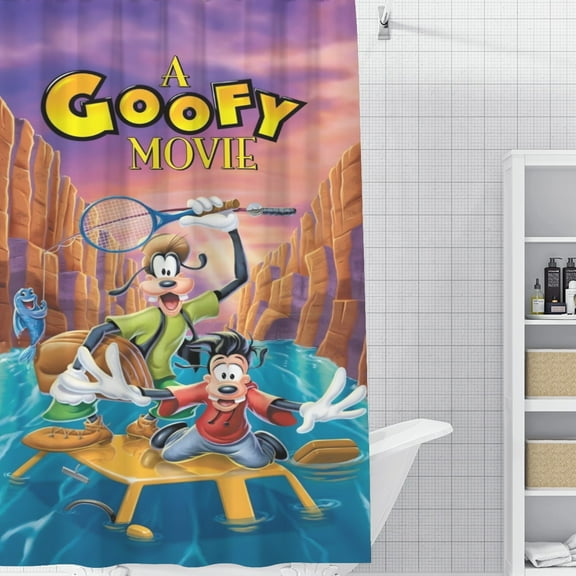Goofy-theme Bathroom Shower Curtain Home Decor,Bath Curtains Durable Waterproof Bath Curtain , Adluts Girls Boys Bathroom Decor House Gifts 52x71inch（130cmX180cm）