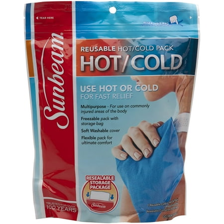 Sunbeam Large Resealable Hot/Cold Pack, Blue 1 ea