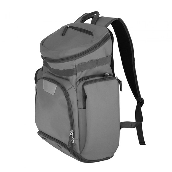 Mochila de gimnasia Sunnimix Baloncesto Fútbol con soporte separado para zapatos y pelotas Gris