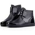 thumbnail image 2 of Mens Fashion Rain Boots Low to Help Non-Slip Solid Color Waterproof Boots, 2 of 9