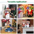thumbnail image 5 of Yescom Christmas Tabletop Decoration Snowman & Santa Claus Christmas Theme Wedding Home Party Tabletop Decoration 2Packs, 5 of 9
