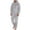Grey, variant on Winter Fuzzy Pajamas for Men Hoodie Zipper Jumpsuits Loungewear Long Sleeve Warm Romper Adult Fall Winter Loungewear Grey Size: XXXXXL