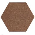 thumbnail image 1 of Outdoor Artificial Turf Chocolate Area Rugs With Premium Non Skid backing Great for Decks, Patio's & Gazebo's to Pools, Docks & Boats and other outdoor recreational purposes 6' Hexagon, 1 of 4