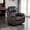 Brown, variant on Manual Recliner Chair with Overstuffed Arm,Modern PU Leather Reclining Sofa Chair for Adults, Living Room, Brown
