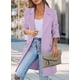 thumbnail image 5 of Blazer PRETTYGARDEN Otoño 2025 Manga Larga Morado Talle M, 5 of 8