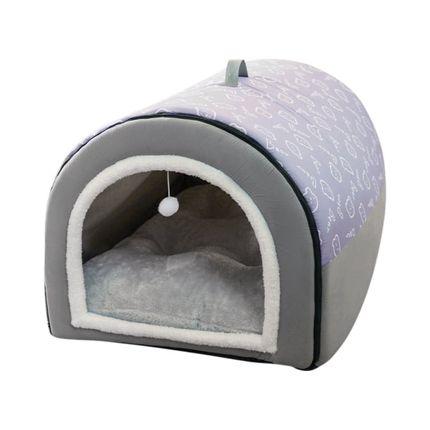 Xihbxyly Cama para Perros, Doble Función de Tienda y Cama, Comodidad Superior, Protección Contra Todo Tipo de Clima, Diseño Elegante y Práctico, Tapete Lavable, Base Antideslizante, Refugio para Perr