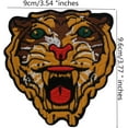 thumbnail image 4 of Sequin Tiger Patches Roaring Tiger Embroidered Badge Sew on Patch DIY Costume Jean Bags Motorcycle Biker Fabric Sewing Appliqué, 4 of 5
