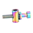 thumbnail image 3 of Blantye Tija de sillín de bicicleta de aleación de titanio M5x30/35/40mm Tornillo de cabeza redonda con perno fijo(M5x30-Vistoso), 3 of 5