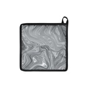 aiwkjdns Marble Barbecue Mitts + Shims 1 Pcs (Grey)