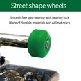 thumbnail image 2 of Ruedas para Fingerboard RACOFSB 7.2x4.5mm Duraderas de POM Verde, 2 of 5