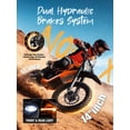 thumbnail image 5 of ESKUTE NOVAX Electric Dirt Bike for Adults/Teens, 4000W 46MPH Fast Electric Motorcycle, 48V 22.8Ah Long Range Battery, Full Suspension, Hydraulic Brakes, Orange, UL2849, 5 of 6