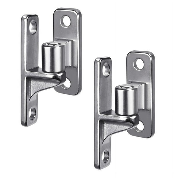 Stainless Steel Gate Hinges, 2set Wall Mount Gate Hinges for Farm Gates, with Non-Welding Chain Link Fence Parts 5/8Inch