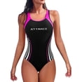 thumbnail image 1 of Womens Athletic One Piece Swimsuit Competitive Swimwear Sport Bathing Suit, 1 of 6
