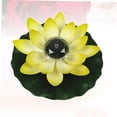 thumbnail image 3 of OULII EVA Material Solar Pond Lights Lotus Lantern Yellow 1Pcs, 3 of 8