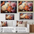 thumbnail image 4 of Designart "In Full Bloom Captivating Mums I" Floral Floater Framed Canvas Art Print, 4 of 7
