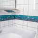 thumbnail image 3 of Pegatinas para cenefas de papel pintado, cenefas para pared, para baño, cocina, techo, salpicadero, azulejos, borde para habitación de niños, guardería, escuela, aula, fondo marino, 3 of 4