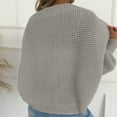 thumbnail image 7 of HongQid Women's Cropped Cardigan Sweaters Long Sleeve Shrug Open Front Cardigans for Women Trendy, 7 of 7