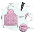 thumbnail image 7 of Pink Baseballs Pattern Kids Aprons for Girls and Boys,Adjustable Neck Strap Toddler Aprons for Kids Cooking Baking, 7 of 7