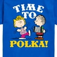thumbnail image 3 of Peanuts - Time To Polka - Toddler & Youth Short Sleeve Graphic T-Shirt, 3 of 6