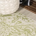 thumbnail image 7 of JONATHAN Y SANTA MONICA 9 x 12 Area Rug, Estrella Bohemian Medallion Textured Weave - Cream/Green, SMB105E-9, 7 of 7