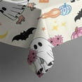 thumbnail image 5 of Halloween Cute Ghosts with Boo Square Tablecloth,Waterproof Square Table Cover,Wipeable Spillproof Washable Table Cover for Home Kitchen Party Decor 60"x60"(152x152cm), 5 of 6