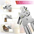 thumbnail image 5 of KOMOO 3 in 1 Portable Multifunctional Can Opener Stainless Steel Cap Lifter Bottle Opener Adjustable Can Jar Opener for Home Bar Restaurant, 5 of 9