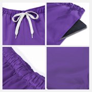 Women Medical Scrubs Set Nurse Work Uniform Nursing Scrub Top and Pants with Pockets