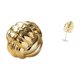 thumbnail image 5 of Figura De Cerámica Con Bola De Hilo Y Hoja De Metal, Escultura Abstracta, Adorno Para Sala De Estar, Encimera, Estantería, Decoración Del Hogar., 5 of 8