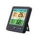 thumbnail image 1 of Abs Reloj Despertador Digital Con Medidor De Humedad De Temperatura Estación Meteorológica Multifuncional Pantalla Lcd Versátil Termómetro Higrómetro Para Dormitorio Sala De Estar Oficina seitruly EL014157-01, 1 of 6