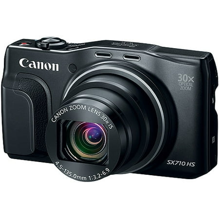 Canon Black PowerShot SX710 HS Digital Camera with 20.3 Megapixels and 30x Optical Zoom