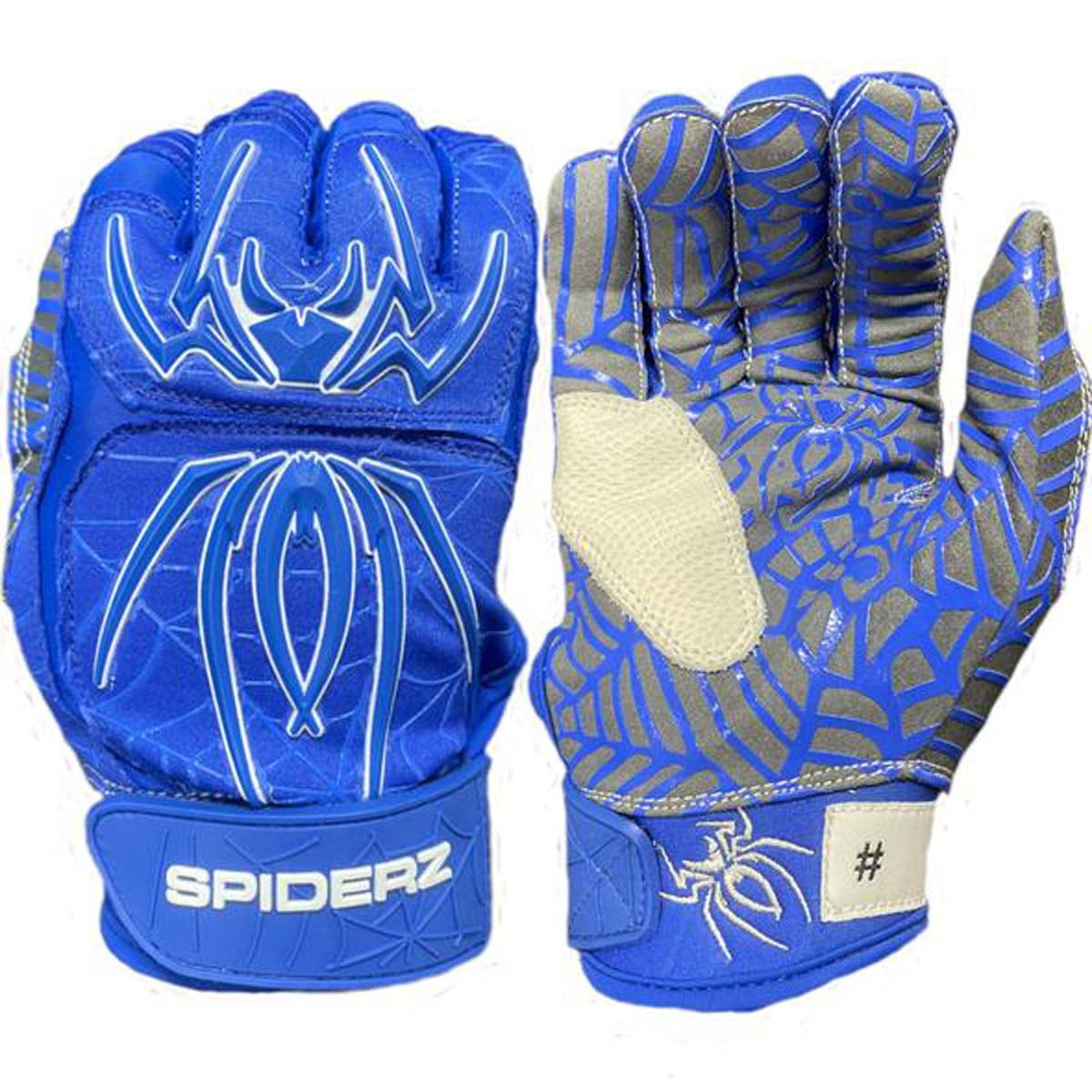 Black White YMD Pair Spiderz 2022 Hybrid Series Boy's Baseball Batting Gloves 