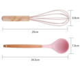 thumbnail image 2 of Juego de utensilios de cocina de 2 piezas, utensilios de cocina de madera fáciles de limpiar, utensilios de cocina para utensilios de cocina antiadherentes, 2 of 5