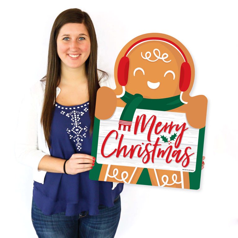 Big Dot Of Happiness Gingerbread Christmas - Holiday Party Decor