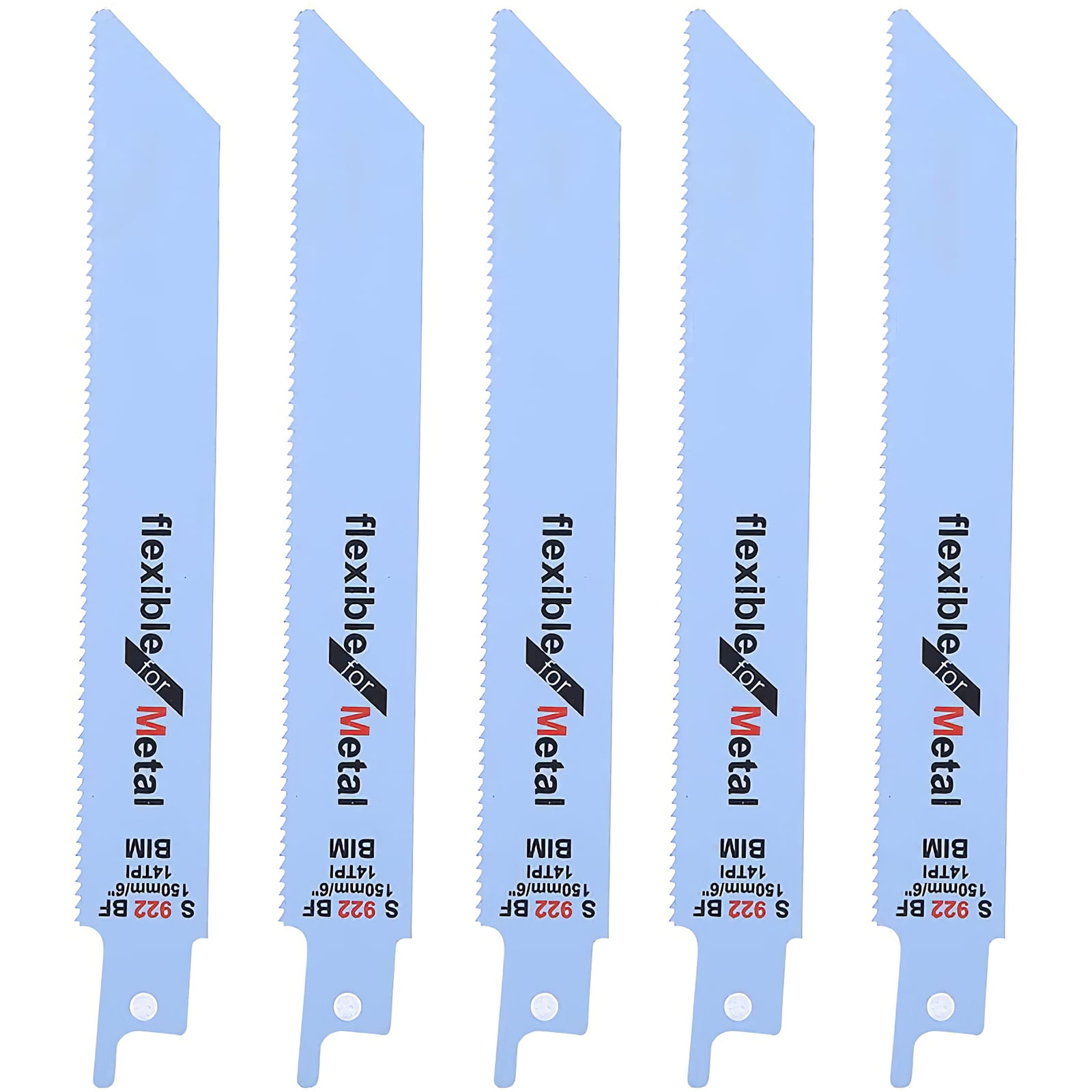 DTOWER 5PCS Saber Saw Blade High Speed Steel Reciprocating Saw Blade